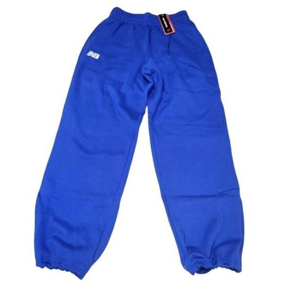 New Balance Sweatpants Men's Small Royal Blue With Pockets And Drawstring Adjust - Picture 1 of 8
